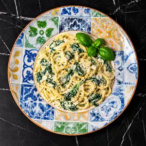 Pasta con Spinachi bei Don Roberto Graz