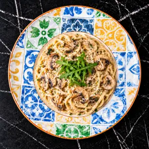 Tagliatelle al Tartufo bei Don Roberto Graz
