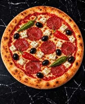 Halal Habibi Pizza bei Don Roberto Graz