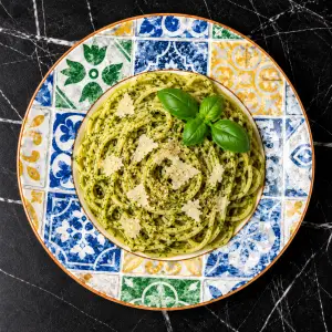 Pasta al Pesto bei Don Roberto Graz
