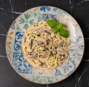 Crema di Funghi bei Don Roberto Graz