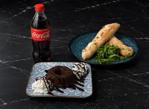 Pizzastangerl + Mohr im Hemd + Cola 0.5 bei Don Roberto Graz