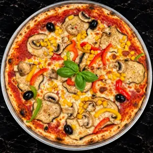 Glutenfreie-Pizza im eigenen Alu-Backblech bei Don Roberto Graz