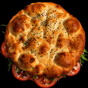 Focaccia Caprese bei Don Roberto Graz