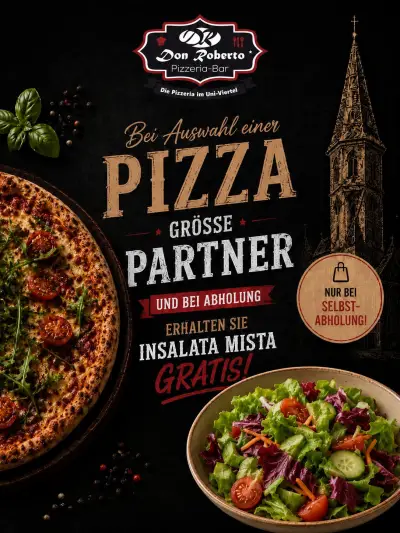Insalata Mista geschenkt bei Don Roberto Graz