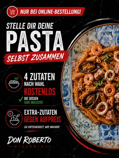 WUNSCHPASTA online zusammenstellen bei Don Roberto Graz