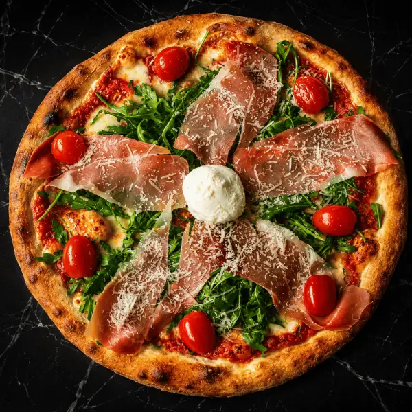 Wunschpizza 5 Zutaten nach Wahl  – jetzt in Graz bestellen