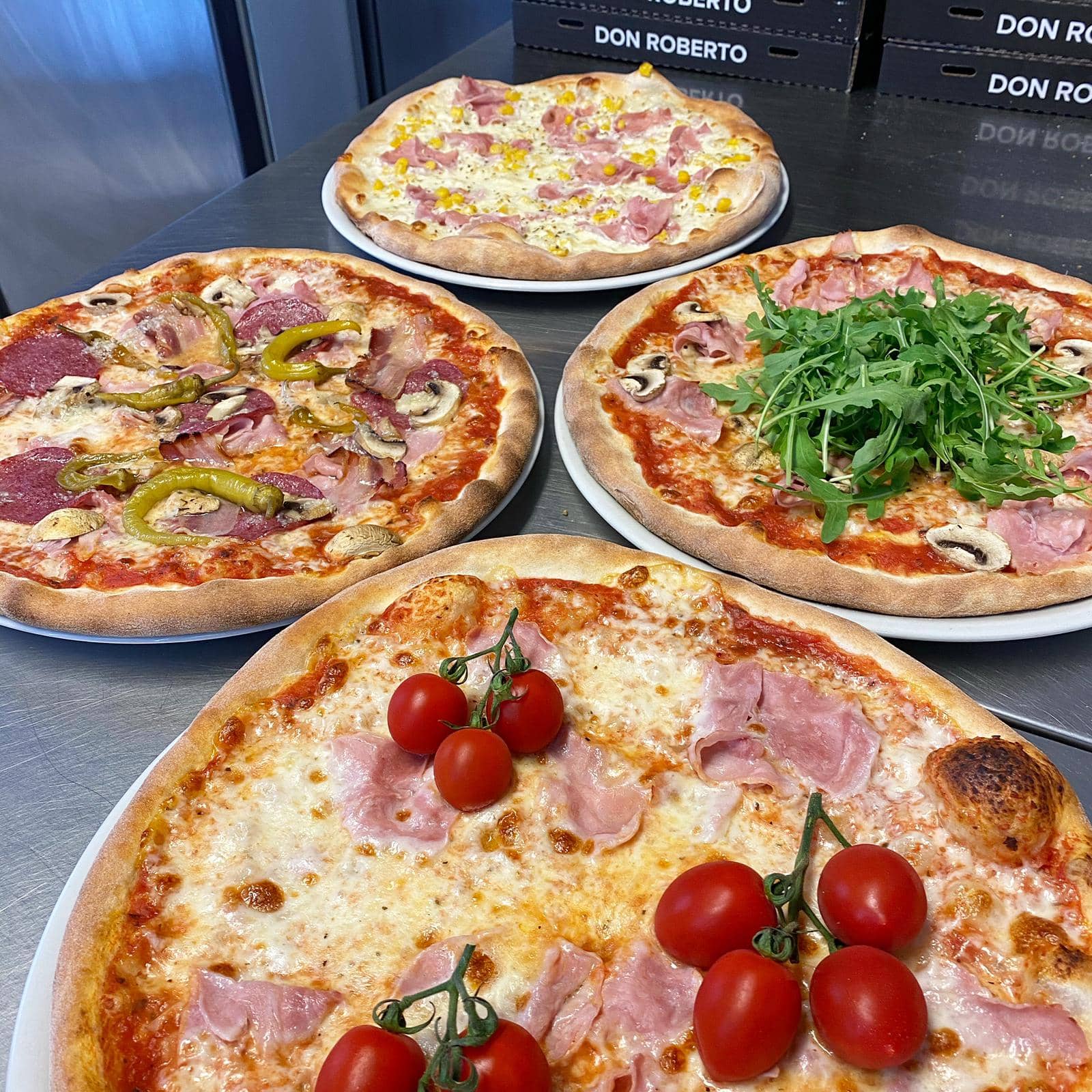 Wunschpizza / Wunschstangel /  Familienpizza online bestellen in Graz – Don Roberto