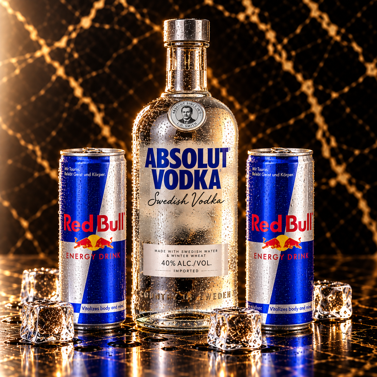 Wodka Flasche + 2x Red Bull – jetzt in Graz bestellen